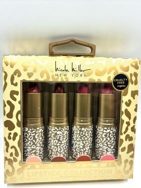 Nicole Miller Leopard Print Lipstick Set